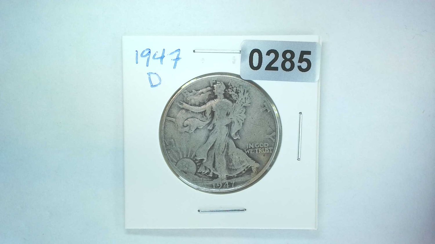 1947-D US Walking Liberty Half Dollar