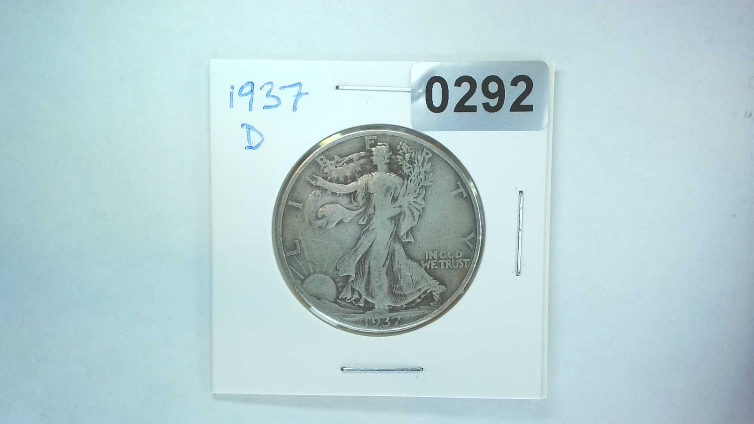 1937-D US Walking Liberty Half Dollar
