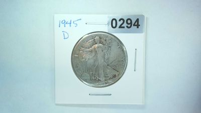 1945-D US Walking Liberty Half Dollar