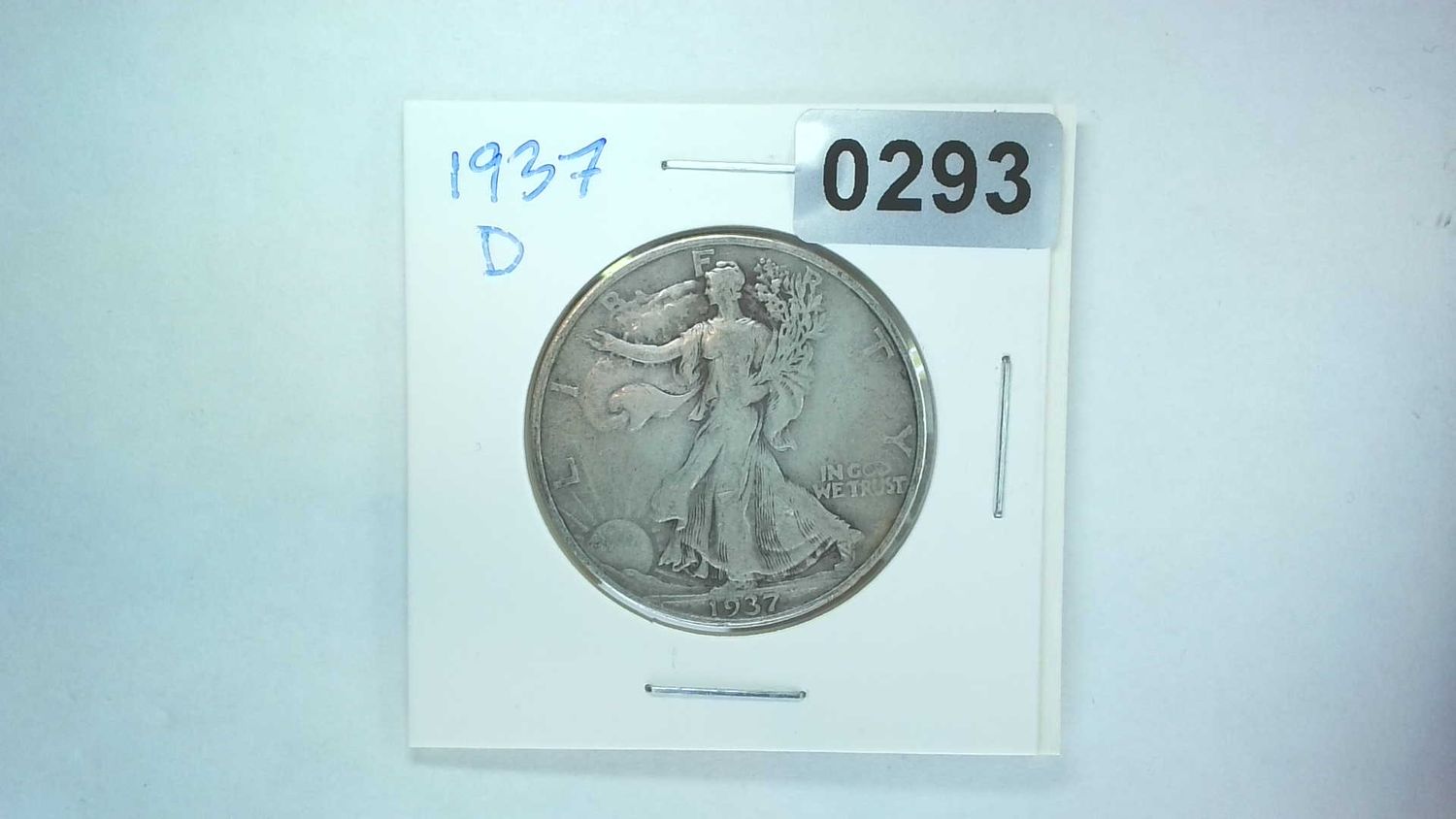 1937-D US Walking Liberty Half Dollar