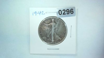 1942 US Walking Liberty Half Dollar