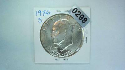 1776-1976-S US Eisenhower Silver Dollar