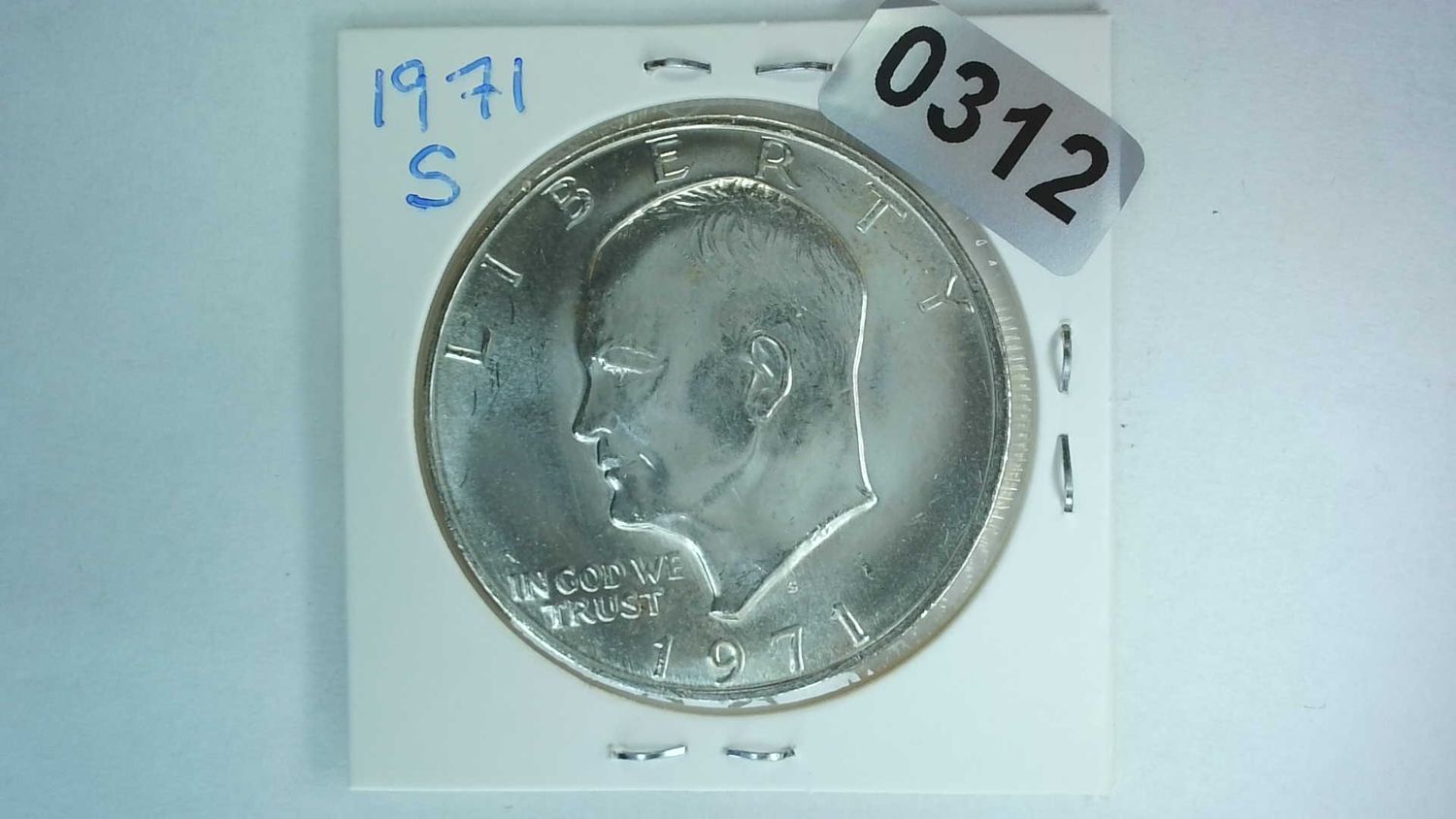 1971-S US Eisenhower Silver Dollar Apollo Mission