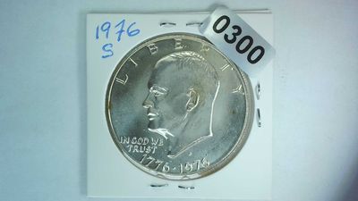 1776-1976-S US Eisenhower Silver Dollar
