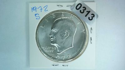 1972-S US Eisenhower Silver Dollar