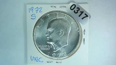 1972-S US Eisenhower Silver Dollar