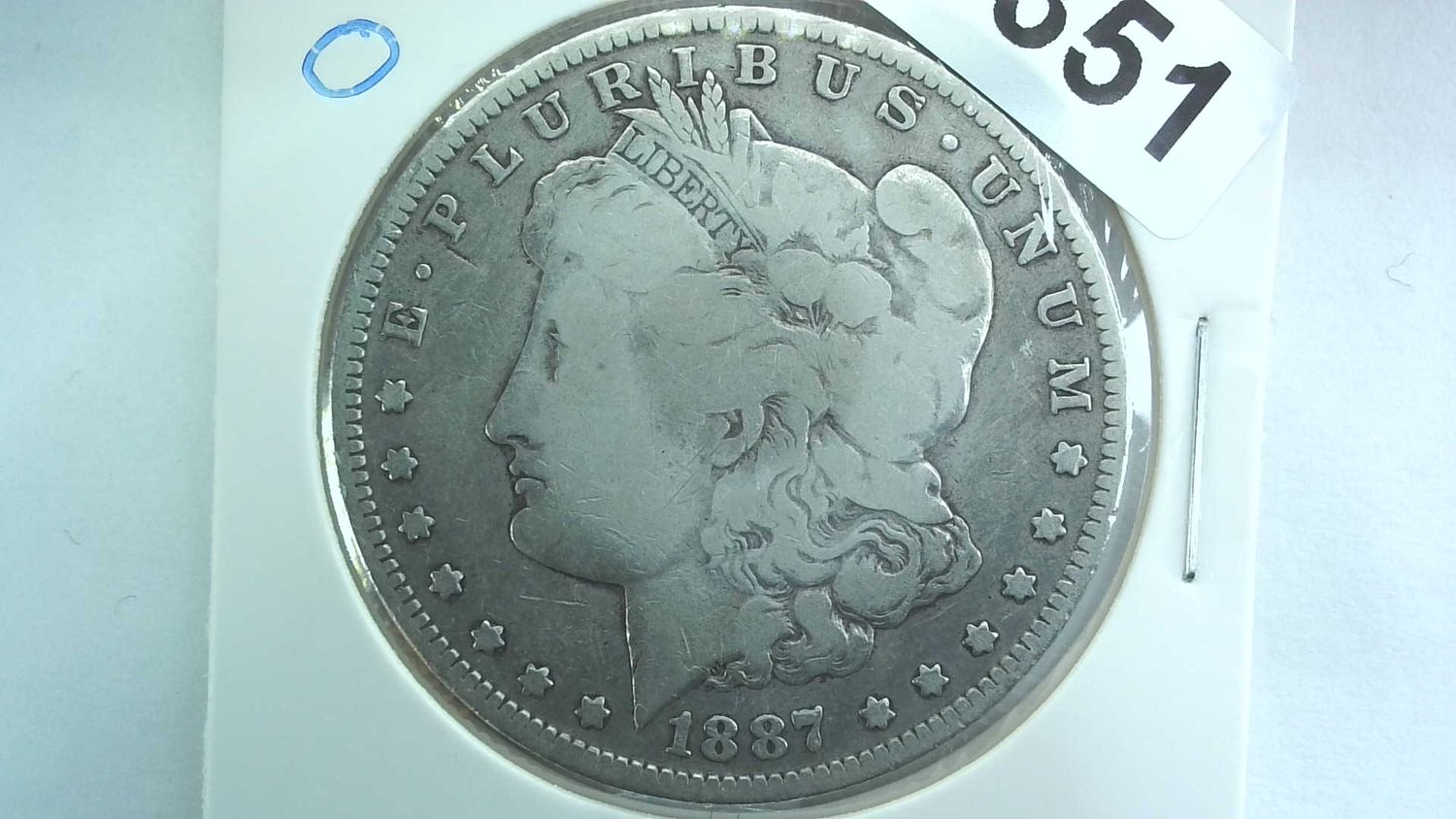 1887-O US Morgan Silver Dollar