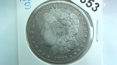 1882-S US Morgan Silver Dollar