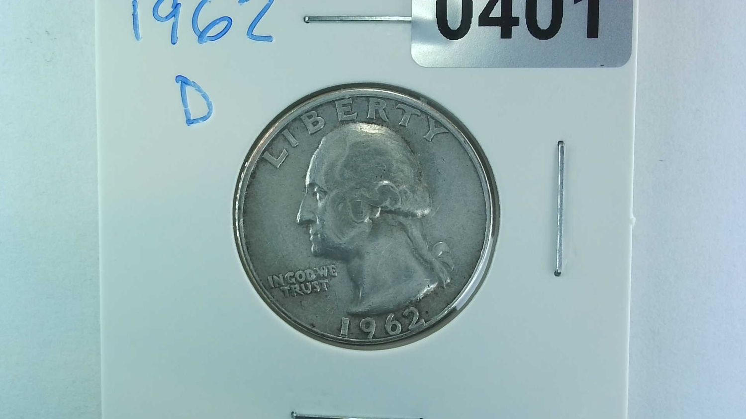 1962-D US 25 Cent Washington Silver Quarter