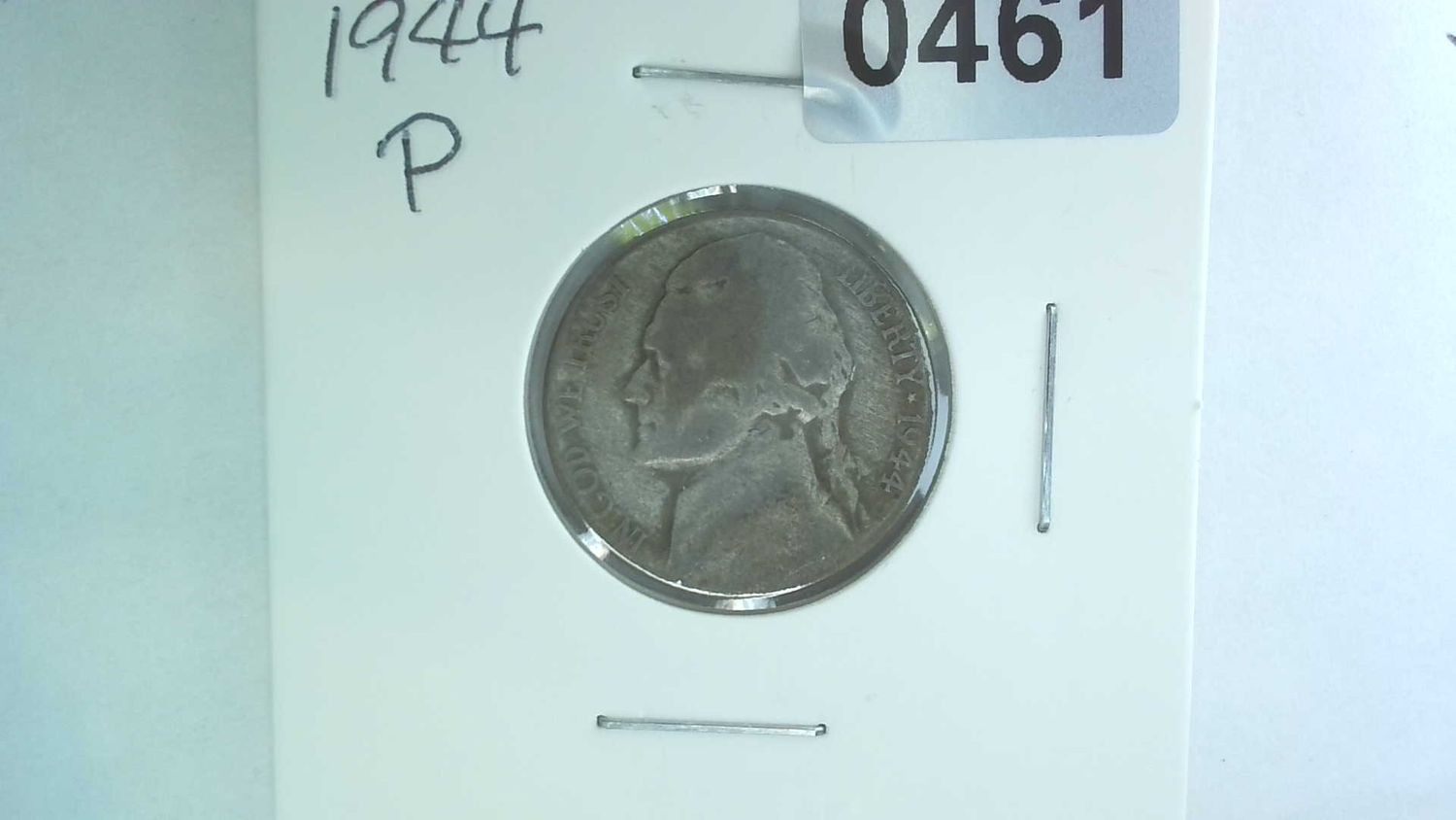 1944-P US 5 Cent Jefferson War Nickel 35% Silver