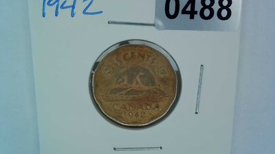1942 Canada 5 Cent Tombac