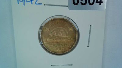 1942 Canada 5 Cent Tombac