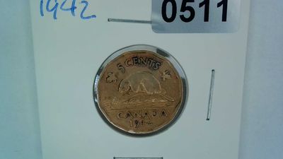1942 Canada 5 Cent Tombac