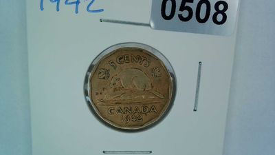 1942 Canada 5 Cent Tombac