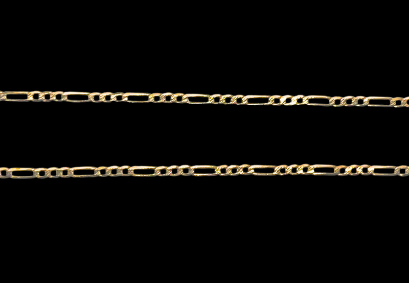 14k Gold Figaro Chain