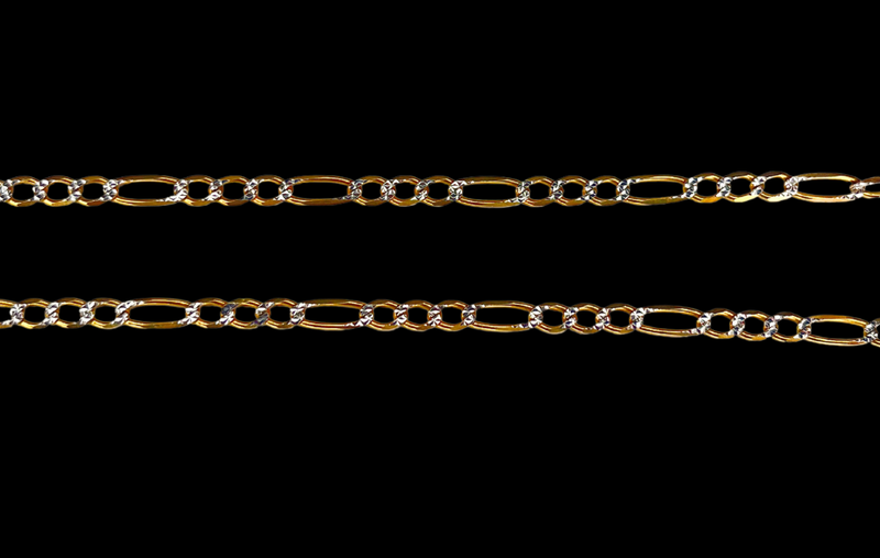 14k Gold Figaro Chain