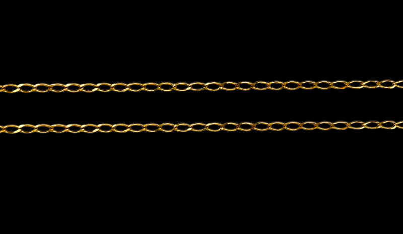 10k Gold Figaro Chain