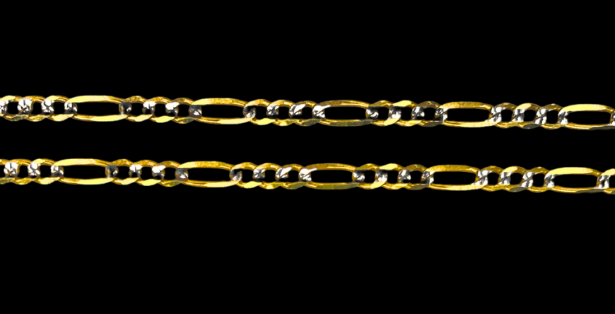 10k Gold Figaro Chain