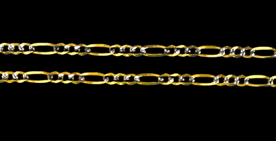 10k Gold Figaro Chain