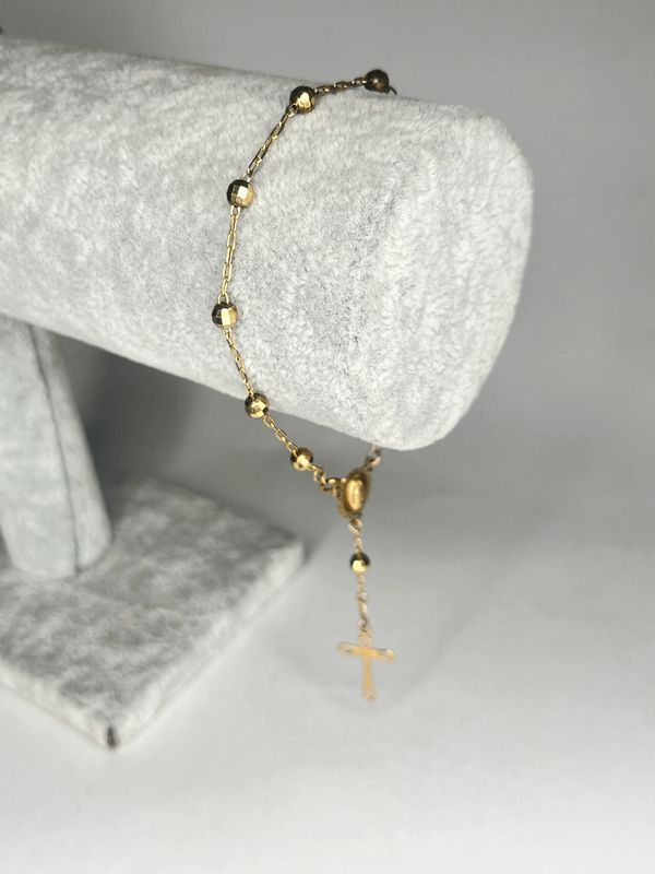 10k Gold Bead Bracelet