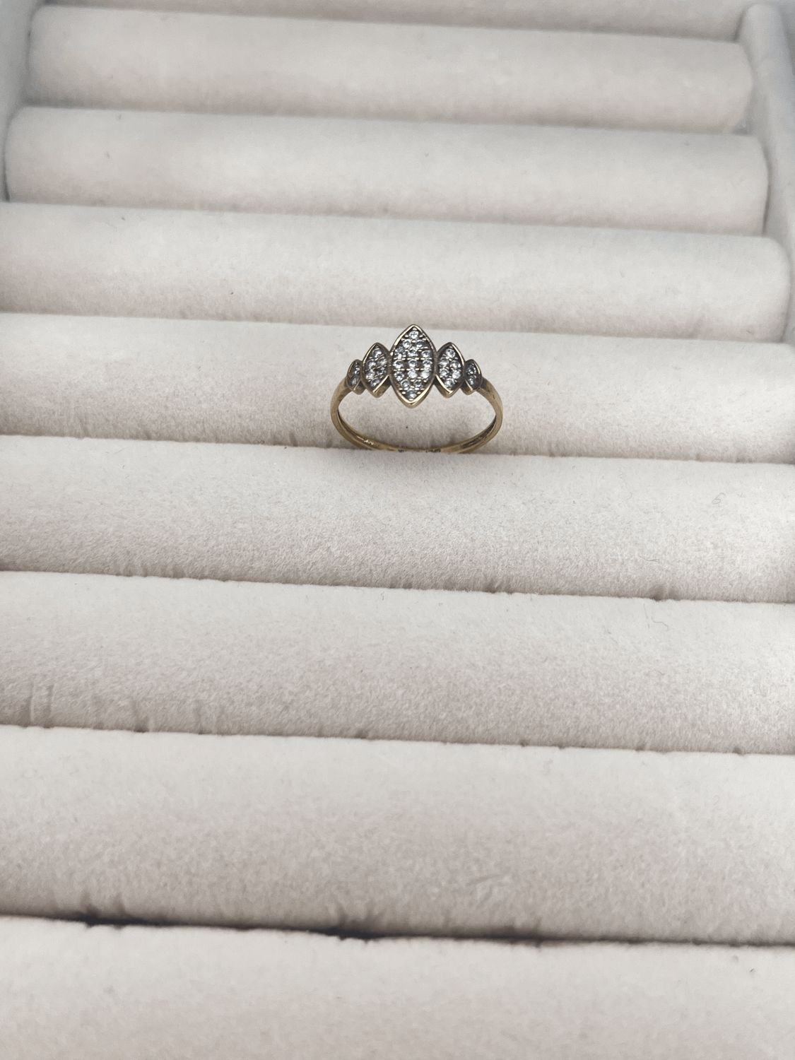 10k Gold Iced Out Ring