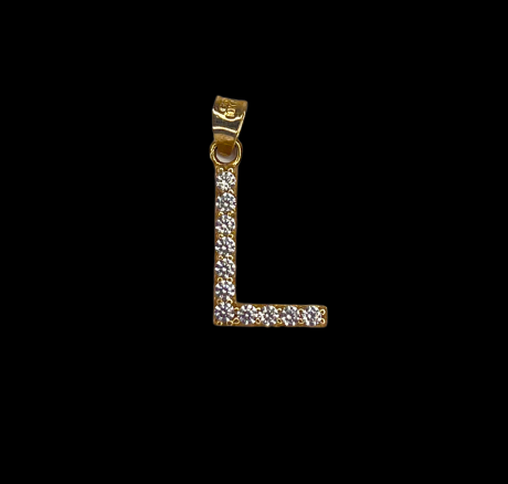 10k Gold Letter Pendant