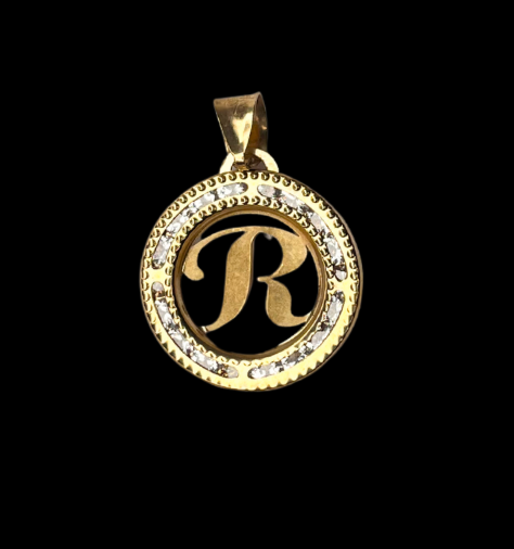 10k Letter Pendant