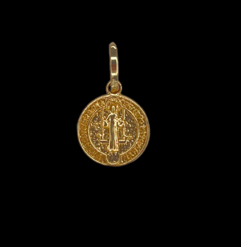 10k Gold Double Sided Pendant
