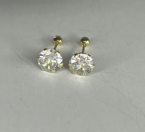10k Gold Stud Earrings