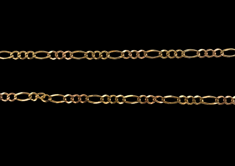 14k Rose Gold Figaro Chain