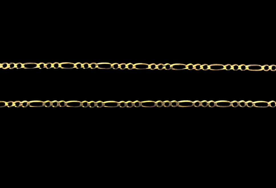14k Gold Figaro Chain