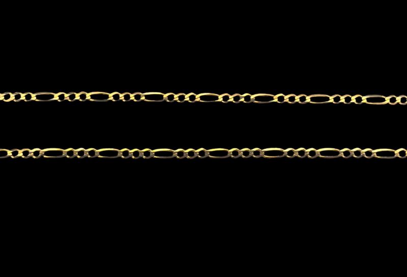 14k Gold Figaro Chain