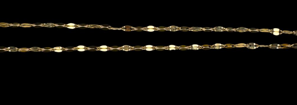 10k Gold Tinsel Chain