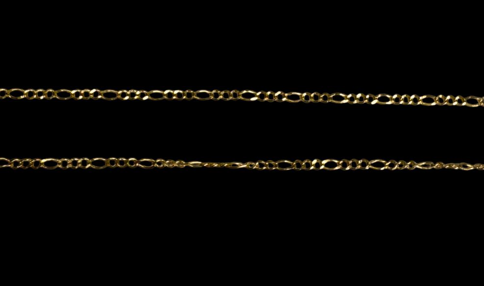 10k Gold Figaro Chain