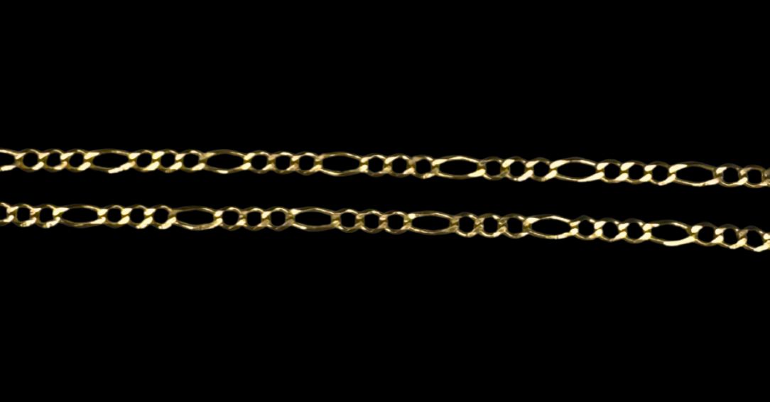 10k Gold Figaro Chain