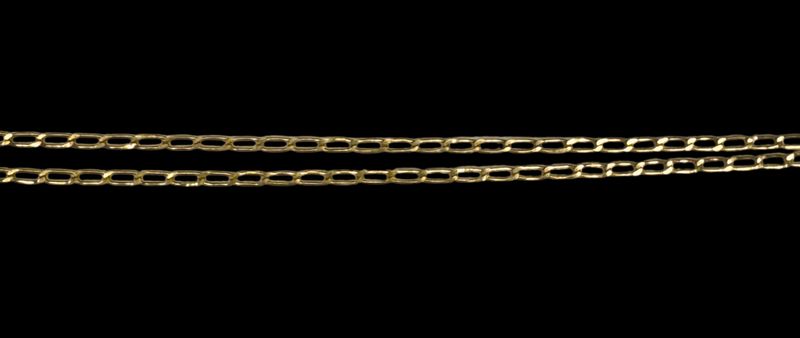 10k Gold Paper Clip Chain