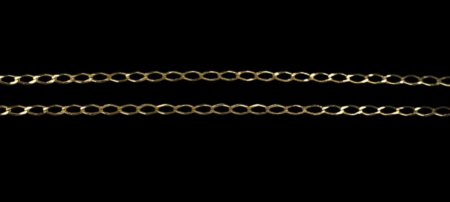 10k Gold Paper Clip Chain