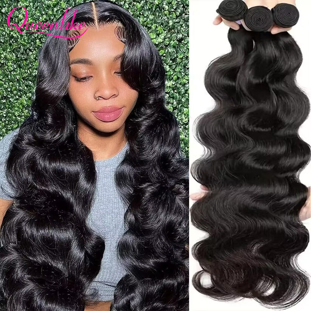 28 30 32 inch Body Wave Human Hair Bundles Brazilian 10A Raw 100% Human Hair Bundles Top Quality Hair Extensions for Women