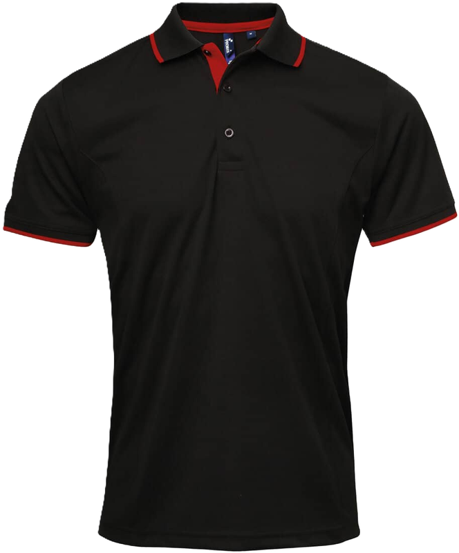 Men`s Contrast Coolchecker Polo
