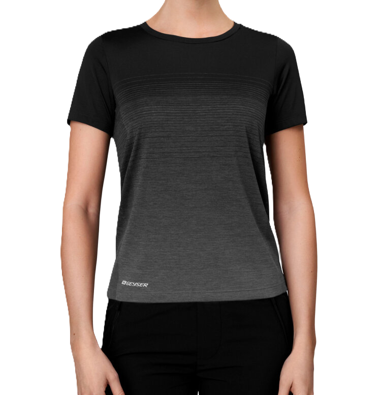 Nahtloses T-Shirt mit Farbübergang