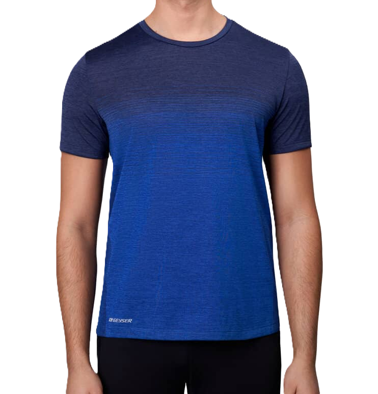 Nahtloses T-Shirt mit Farbübergang