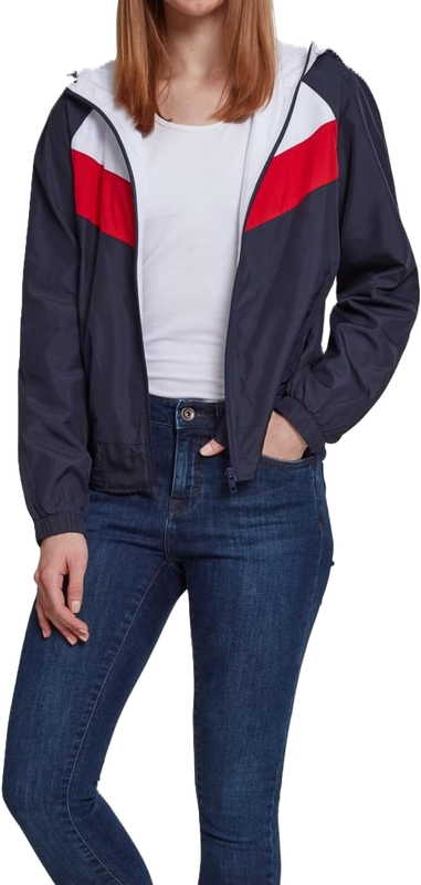 Ladies 3-Tone Windbreaker