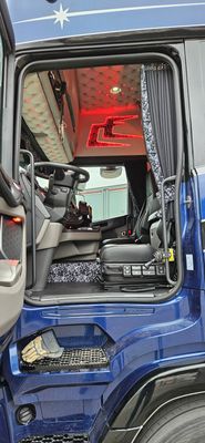 Seitengardinen Set einfarbig oder mit Dänisch Rand und Band