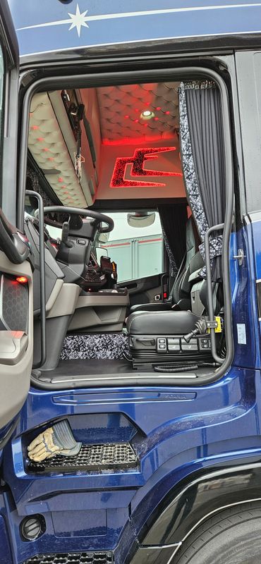 Seitengardinen Set einfarbig oder mit Dänisch Rand und Band