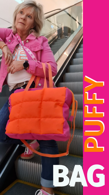 PUFFY BAG Orange/Pink