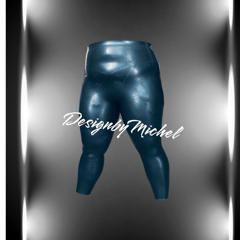 Damen Latex Leggings mit Push Up Effekt L-XL Chloriert