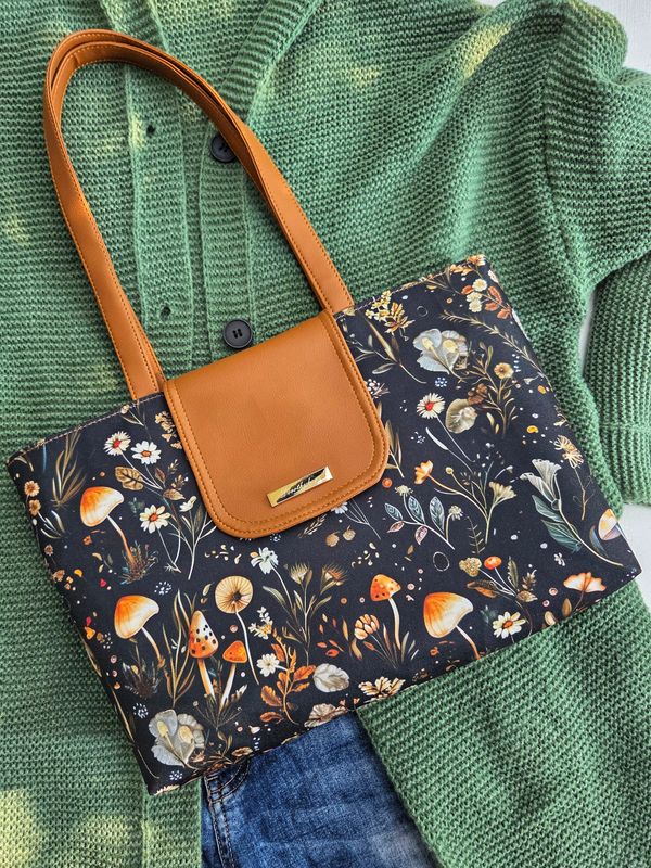 Jesienna shoperka a4 grzybki