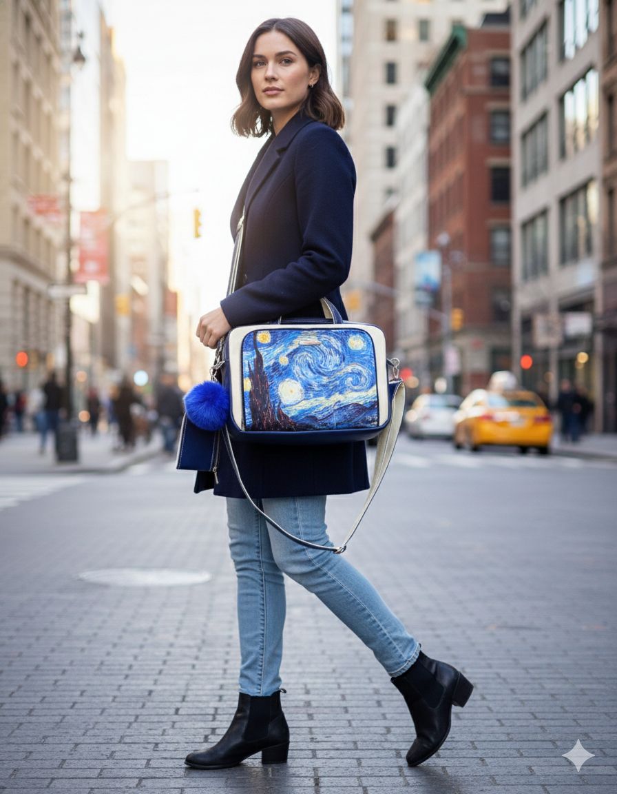 Torba aktówka  Gwiaździsta Noc