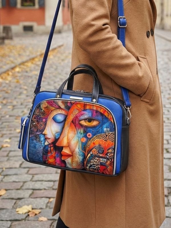 Kuferek torba kobaltowa Picasso