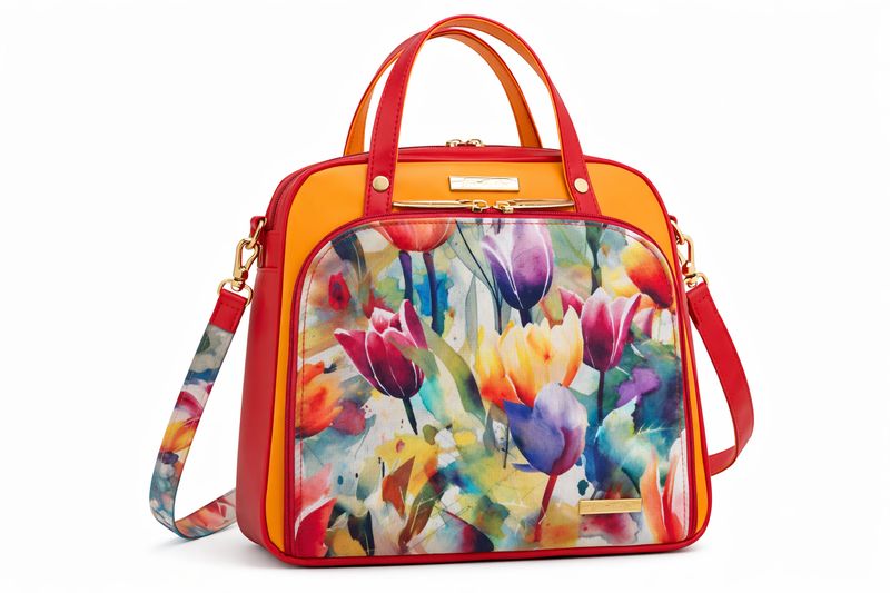 Kuferek a5 akwarelowe tulipany Kuferek a5 akwarelowe tulipany